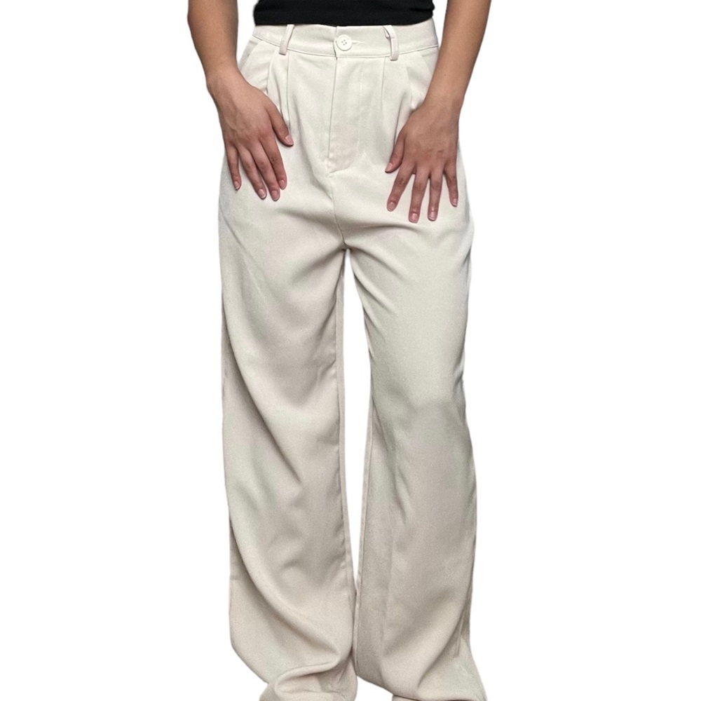 High waisted strident leg dress pants